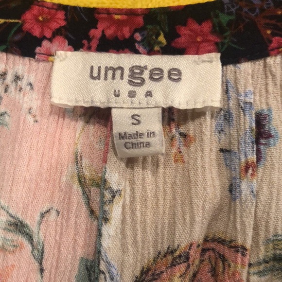 UMGEE Floral Boho Dress Oversized - Size Small - Picture 9 of 9